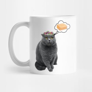 Cute cat wants toast Mug